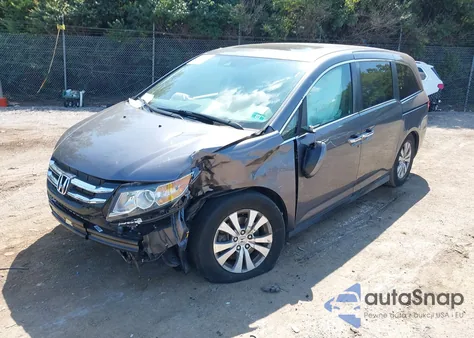 2016 Honda Odyssey Ex-L из США, поврежденный, VIN 5FNRL5H69GB114675